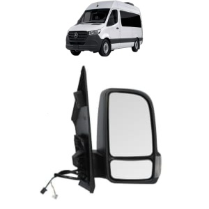Oglinda Dreapta MERCEDES-BENZ SPRINTER 3-t Tourer Bus (B907) din 2018 - 2021, Auto, Reglaj electric, Completa - Img 2
