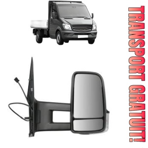 Oglinda Dreapta MERCEDES-BENZ SPRINTER 4,6-t Platform/Chassis (B906) din 2006 - 2018, Auto, Reglaj manual, Completa
