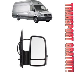 Oglinda Dreapta MERCEDES-BENZ SPRINTER 5-t Van (B906) din 2006 - 2018, Auto, Reglaj electric, Completa