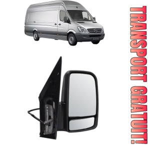 Oglinda Dreapta MERCEDES-BENZ SPRINTER 5-t Van (B906) din 2006 - 2018, Auto, Reglaj manual, Completa