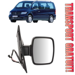 Oglinda Dreapta MERCEDES-BENZ V-CLASS Van (638/2) din 1996 - 2003, Auto, Reglaj electric, Completa