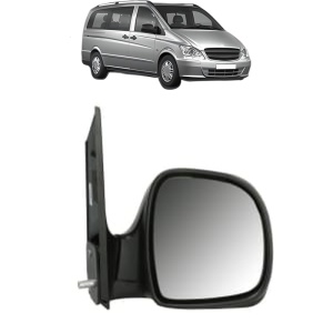 Oglinda Dreapta MERCEDES-BENZ VITO Bus (W639) din 2003 - 2014, Auto, Reglaj manual, Completa - Img 2