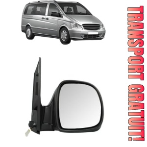 Oglinda Dreapta MERCEDES-BENZ VITO Bus (W639) din 2003 - 2014, Auto, Reglaj electric, Completa
