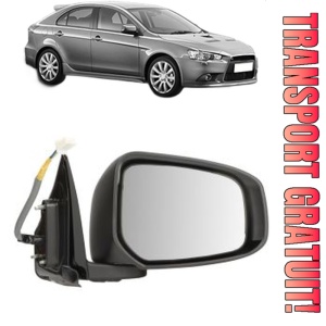 Oglinda Dreapta MITSUBISHI LANCER VIII Sportback (CX_A) din 2008 - 2010, Auto, Reglaj electric, Completa
