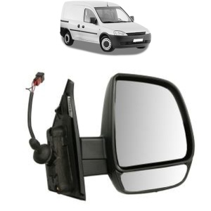 Oglinda Dreapta OPEL COMBO Box Body/MPV din 2001 - 2012, Auto, Reglaj mecanic, Completa - Img 2