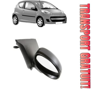 Oglinda Dreapta PEUGEOT 107 (PM_, PN_) din 2005 - 2014, Auto, Reglaj mecanic, Completa