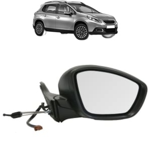 Oglinda Dreapta PEUGEOT 2008 I (CU_) din 2013 - 2019, Auto, Reglaj mecanic, Completa - Img 2