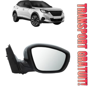 Oglinda Dreapta PEUGEOT 2008 II (UD_, US_, UY_, UJ_, UR_, UC_) din 2019 - 2023, Auto, Reglaj electric, Completa