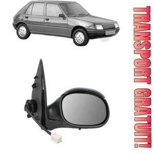 Oglinda Dreapta PEUGEOT 205 II (20A/C) din 1987 - 1998, Auto, Reglaj electric, Completa