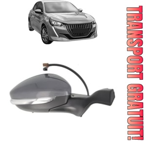 Oglinda Dreapta PEUGEOT 208 II (UB_, UP_, UW_, UJ_) din 2019 - 2025, Auto, Reglaj electric, Completa