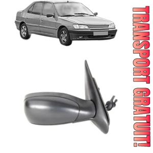Oglinda Dreapta PEUGEOT 306 (7B, N3, N5) din 1994 - 2001, Auto, Reglaj mecanic, Completa