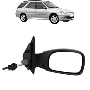 Oglinda Dreapta PEUGEOT 306 Break (7E, N3, N5) din 1997 - 2002, Auto, Reglaj mecanic, Completa - Img 2