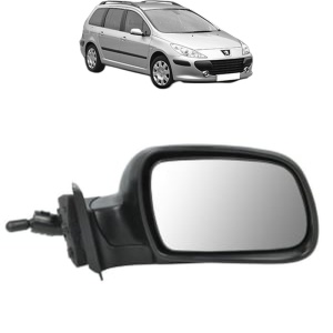 Oglinda Dreapta PEUGEOT 307 Break (3E) din 2002 - 2009, Auto, Reglaj mecanic, Completa - Img 2