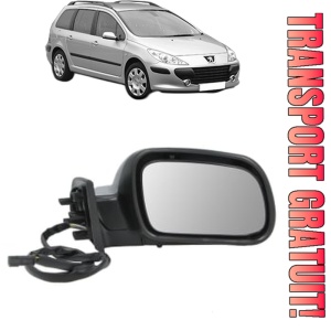 Oglinda Dreapta PEUGEOT 307 Break (3E) din 2002 - 2009, Auto, Reglaj electric, Completa