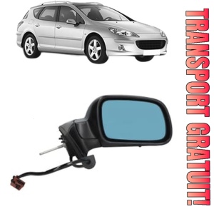 Oglinda Dreapta PEUGEOT 407 SW (6E_, 6D_) din 2004 - 2010, Auto, Reglaj electric, Completa