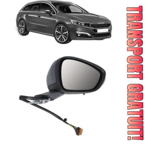 Oglinda Dreapta PEUGEOT 508 SW I (8E_) din 2010 - 2018, Auto, Reglaj electric, Completa