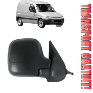 Oglinda Dreapta PEUGEOT PARTNER Box Body/MPV (5_, G_) din 1996 - 2015, Auto, Reglaj mecanic, Completa