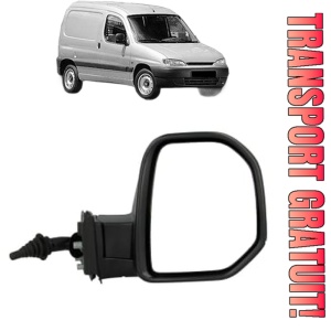 Oglinda Dreapta PEUGEOT PARTNER Box Body/MPV (5_, G_) din 1996 - 2015, Auto, Reglaj mecanic, Completa