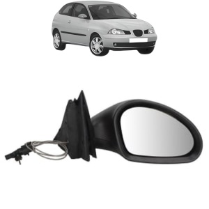 Oglinda Dreapta SEAT IBIZA III (6L1) din 2002 - 2009, Auto, Reglaj mecanic, Completa - Img 2