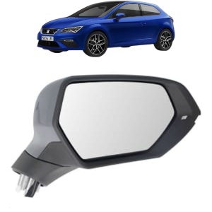 Oglinda Dreapta SEAT LEON (KL1, KLG) din 2019 - 2024, Auto, Reglaj electric, Completa - Img 2