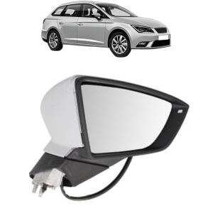 Oglinda Dreapta SEAT LEON ST (5F8) din 2012 - 2020, Auto, Reglaj electric, Completa - Img 2