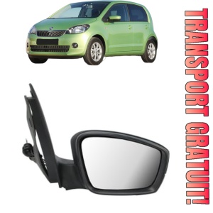 Oglinda Dreapta SKODA CITIGO (NF1) din 2011 - 2019, Auto, Reglaj mecanic, Completa