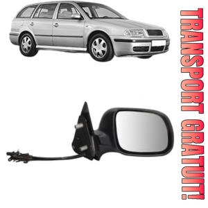 Oglinda Dreapta SKODA OCTAVIA I Combi (1U5) din 1998 - 2010, Auto, Reglaj mecanic, Completa