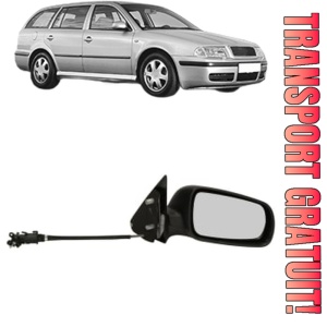 Oglinda Dreapta SKODA OCTAVIA I Combi (1U5) din 1998 - 2010, Auto, Reglaj mecanic, Completa