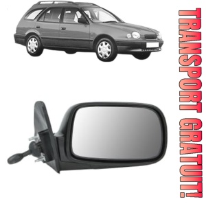 Oglinda Dreapta TOYOTA COROLLA Estate (_E11_) din 1997 - 2001, Auto, Reglaj mecanic, Completa