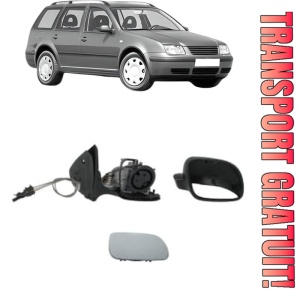 Oglinda Dreapta Volkswagen BORA din 1998 - 2005, Auto, Reglaj mecanic, Completa
