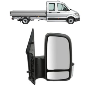 Oglinda Dreapta Volkswagen CRAFTER 30-50 Platform/Chassis (2F_) din 2006 - 2016, Auto, Reglaj manual, Completa - Img 2