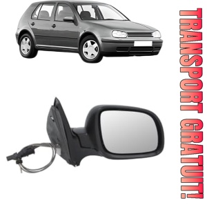 Oglinda Dreapta Volkswagen GOLF IV (1J1) din 1997 - 2007, Auto, Reglaj mecanic, Completa