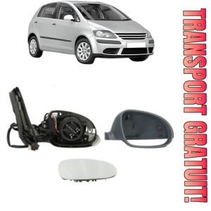 Oglinda Dreapta Volkswagen GOLF PLUS V (5M1, 521) din 2004 - 2013, Auto, Reglaj electric, Completa
