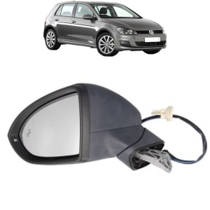 Oglinda Dreapta Volkswagen GOLF VII (5G1, BQ1, BE1, BE2) din 2012 - 2021, Auto, Reglaj electric, Completa - Img 2
