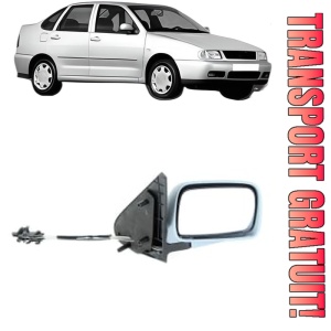 Oglinda Dreapta Volkswagen POLO III CLASSIC (6V2) din 1995 - 2002, Auto, Reglaj mecanic, Completa