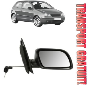 Oglinda Dreapta Volkswagen POLO IV (9N_, 9A_) din 2001 - 2009, Auto, Reglaj mecanic, Completa