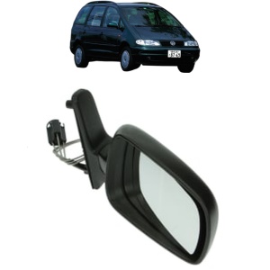 Oglinda Dreapta Volkswagen SHARAN Box Body/MPV (7M_) din 1996 - 2010, Auto, Reglaj mecanic, Completa - Img 2