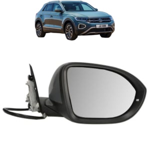 Oglinda Dreapta Volkswagen T-ROC (A11, D11) din 2017 - 2021, Auto, Reglaj electric, Completa - Img 2