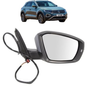 Oglinda Dreapta Volkswagen T-ROC (A11, D11) din 2017 - 2021, Auto, Reglaj electric, Completa - Img 2