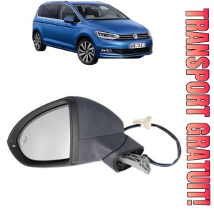 Oglinda Dreapta Volkswagen TOURAN (5T1) din 2015 - 2022, Auto, Reglaj electric, Completa