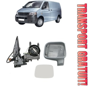 Oglinda Dreapta Volkswagen TRANSPORTER T5 Van (7HA, 7HH, 7EA, 7EH) din 2003 - 2015, Auto, Reglaj electric, Completa