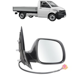 Oglinda Dreapta Volkswagen TRANSPORTER T6 Platform/Chassis (SFD, SFE, SFL, SFZ, SJD, SJ din 2015 - 2024, Auto, Reglaj electric, Completa - Img 2