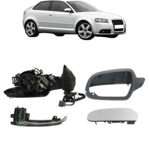 Oglinda Stanga AUDI A3 (8P1) din 2003 - 2012, Auto, Reglaj electric, Completa - Img 2