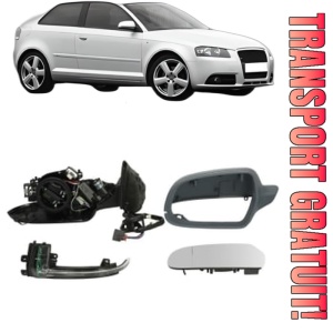 Oglinda Stanga AUDI A3 (8P1) din 2003 - 2012, Auto, Reglaj electric, Completa