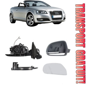 Oglinda Stanga AUDI A3 Convertible (8P7) din 2008 - 2013, Auto, Reglaj electric, Completa
