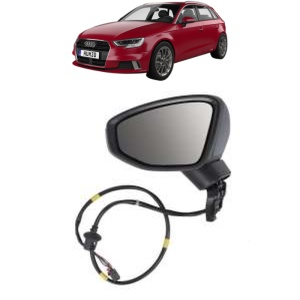 Oglinda Stanga AUDI A3 Sportback (8YA, 8YF) din 2019 - 2024, Auto, Reglaj electric, Completa - Img 2