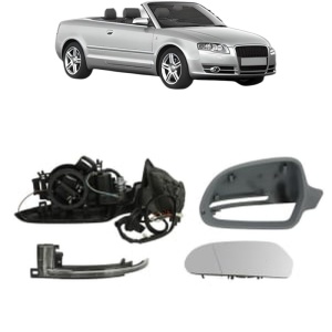 Oglinda Stanga AUDI A4 B6 Convertible (8H7) din 2002 - 2005, Auto, Reglaj electric, Completa - Img 2