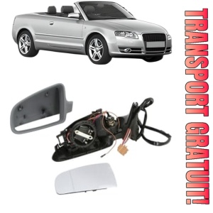 Oglinda Stanga AUDI A4 B6 Convertible (8H7) din 2002 - 2005, Auto, Reglaj electric, Completa