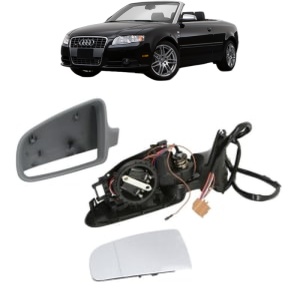 Oglinda Stanga AUDI A4 B7 Convertible (8HE) din 2006 - 2009, Auto, Reglaj electric, Completa - Img 2