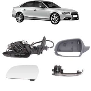 Oglinda Stanga AUDI A4 B8 (8K2) din 2007 - 2015, Auto, Reglaj electric, Completa - Img 2